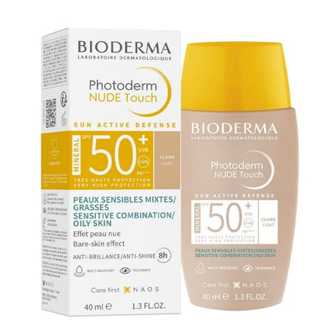 Bioderma PHOTODERM NUDE TOUCH CLAIRE SPF50+ 40ML