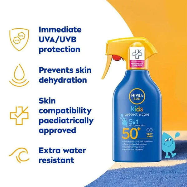 NIVEA SUN Kids Protect & Care Trigger Spray SPF50 270ML