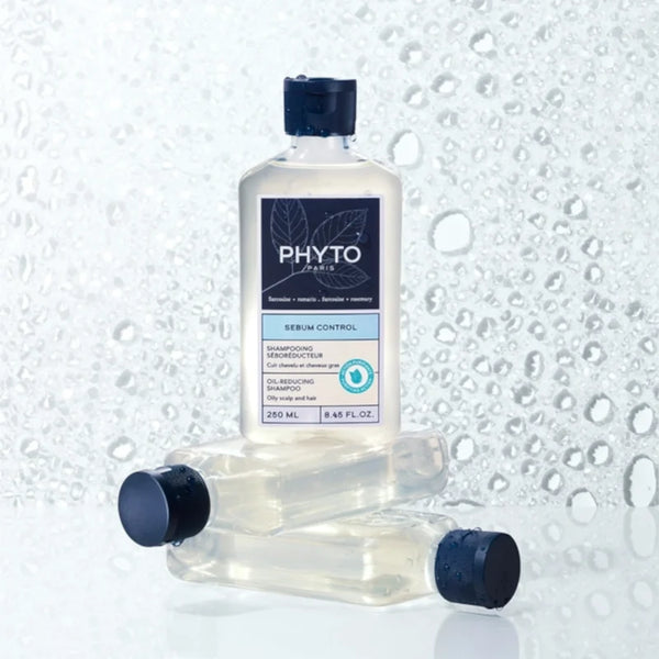 Phyto sebum control oil-reducing shampoo for oily scalp and hair 250ml