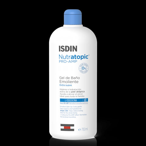 Isdin Nutratopic Pro-AMP Emollient Bath Gel 750ml