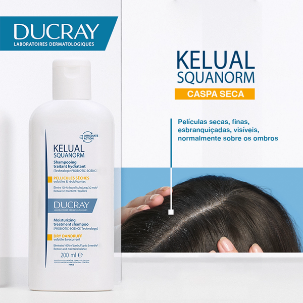 Kelual-Squanorm Shampoo for Dry Dandruff 200ml