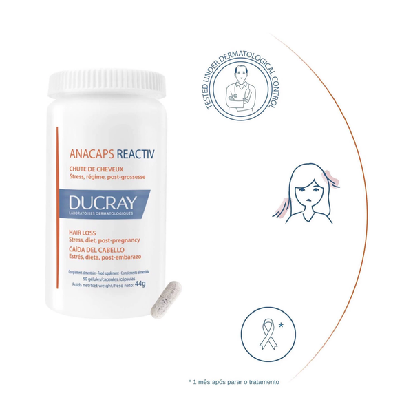Ducray Anacaps REACTIV Gel 90 Caps
