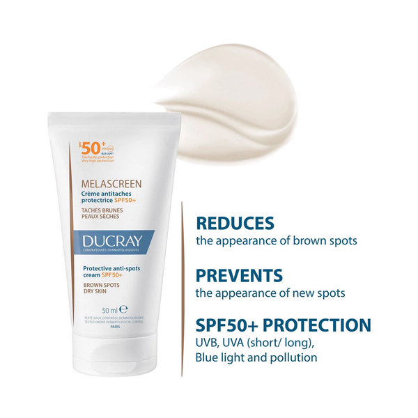Ducray Melascreen Anti-Blemish Cream SPF50+ 50ml