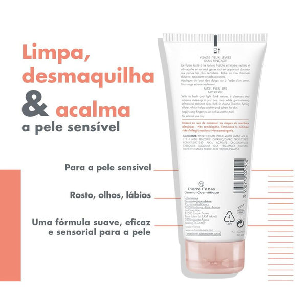 Avène Make-up Removing Fluid 3 in 1 200 ml