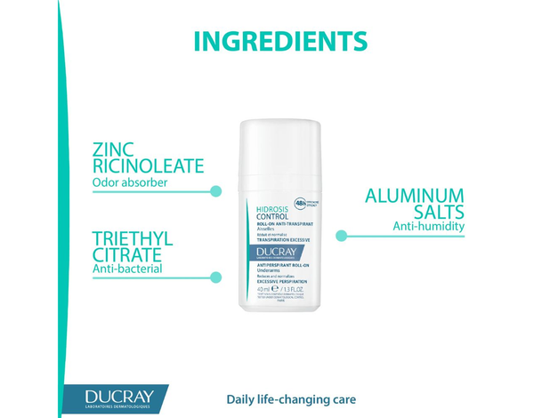 Ducray Hidrosis Roll-On 40ml