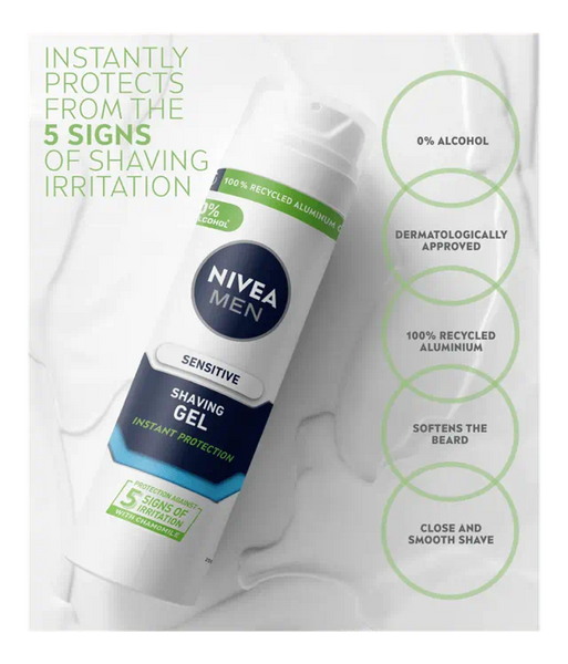 NIVEA MEN Sensitive Shaving Gel 200 ML