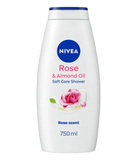 NIVEA BODY Rose & Almond Oil shower gel 750ml
