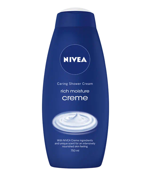 NIVEA BODY Rich Moisture Caring Shower Cream 750 ML