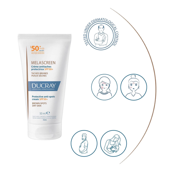 Ducray Melascreen Anti-Blemish Cream SPF50+ 50ml
