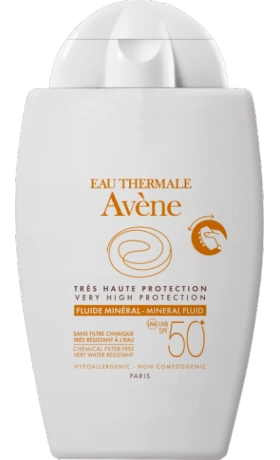 Avène Sunscreen SPF 50+ Mineral Fluid 40ml