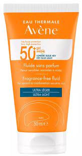 Avène Sunscreen Fluid SPF 50+ Unscented 50 ml