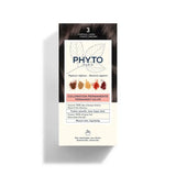 PhytoColor 3 Dark Brown - Complete set containing a 50ml revealing milk, coloring cream 50ml, Phytocolor Mask 12 ml, an information leaflet and a pair of gloves.