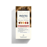 PhytoColor 6.3 Dark Golden Blonde - Complete set containing a 50ml revealing milk, coloring cream 50ml, Phytocolor Mask 12 ml, an information leaflet and a pair of gloves.